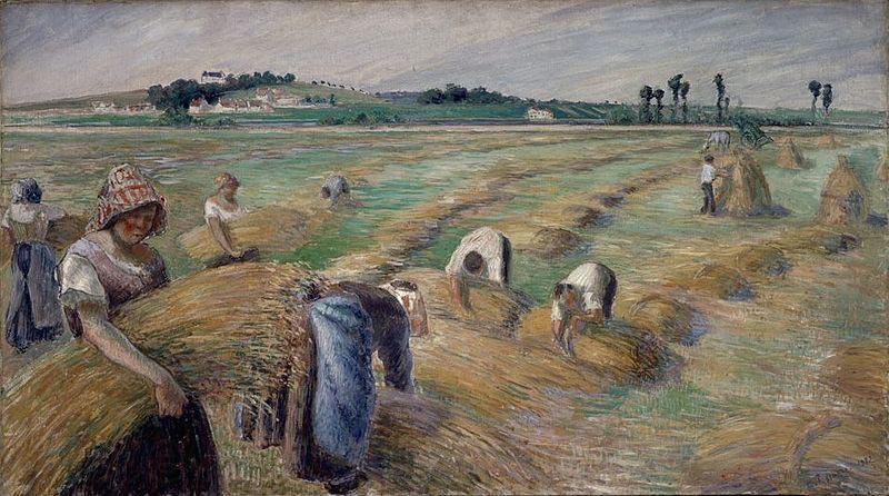 Camille Pissarro The Harvest